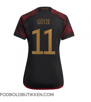 Tyskland Mario Gotze #11 Udebanetrøje Dame VM 2022 Kortærmet